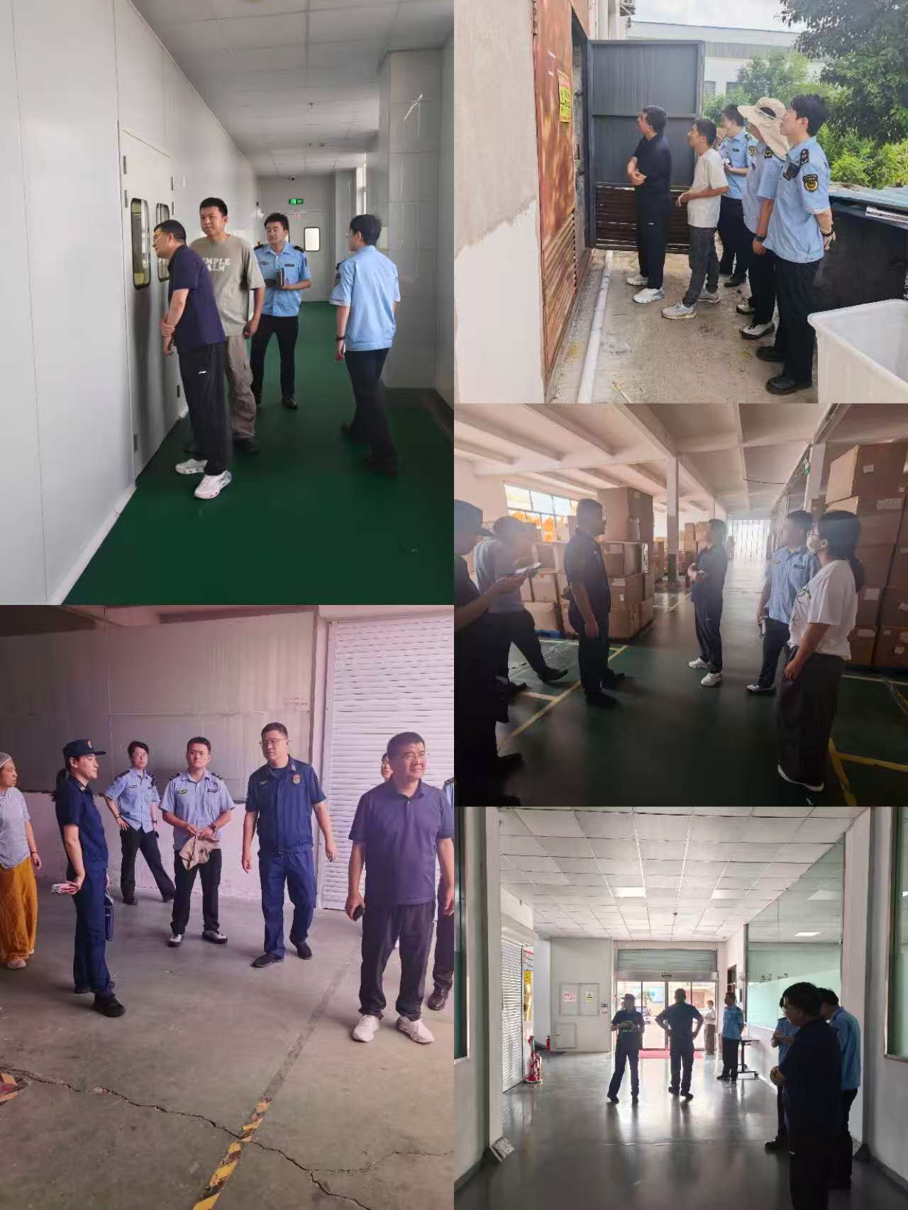 区消防,住建,应急联合检查中云劳动密集企业.jpg